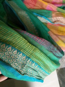 Colorful Silk Dupatta