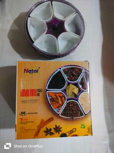 Hetal Revolving Masala Box - 7 Piece