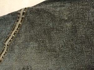 Denim long skirt