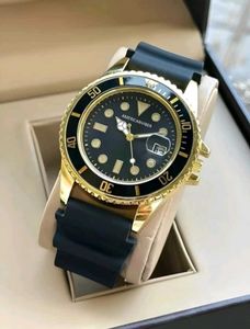 Stylish Gold & Black Watch
