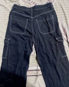H&amp;M Black Cargo Pants