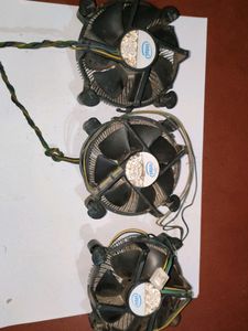 Used Intel CPU Stock Fans (3)working Conditions