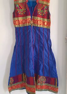 Blue Anarkali Kurti
