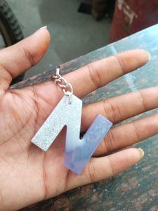 N Letter Keychain