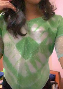 Green Tide Dye Top
