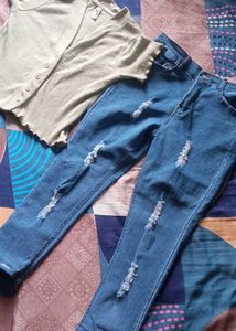 Top and Jeans