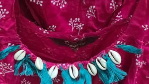 Pink Printed Indo-western Co-ord Set