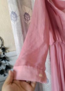 A Very Beautiful Pink Colour Frock For Causal ✨❤️