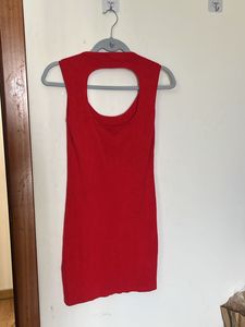 RED BODYCON PARTY DRESS