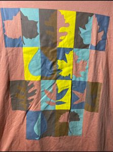 Leaf Design Graphic Tee