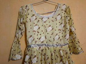 Pretty Yellow Kurta Sharara Set