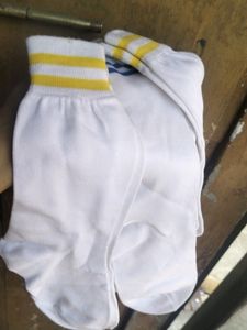 Long White Socks