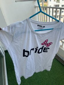 Bride t-shirt With Classy Look