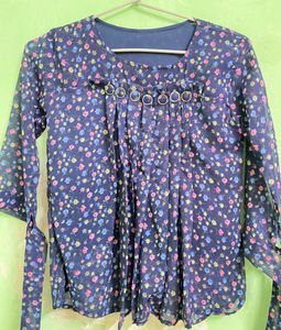Floral Purple Top