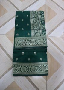 Green Banarasi Silk Saree
