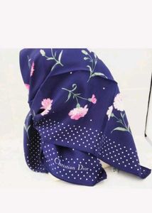 Christian Dior Floral Silk Scarf