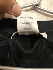 Talbots Petites Black Cotton Vest