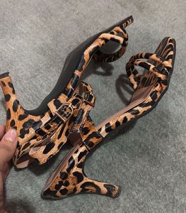 Leopard Print Sandals