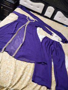 Purple Kurta Set