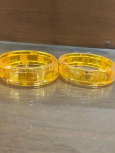 Yellow Colour Bangles Kade