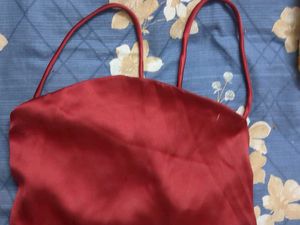 Red Mini backless Dress