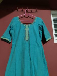 Blue Colour Traditional Kurtha