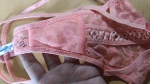 Pink Lace Thong
