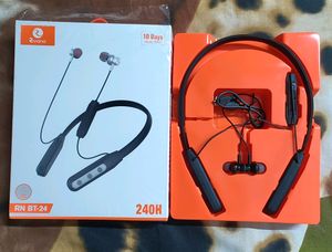 10 Days Battery Backup Bluetooth Neckband