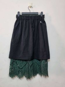 Green Lace Skirt