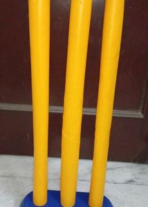 Wicket,Bat,Ball Combo (Plastic) Best Quality