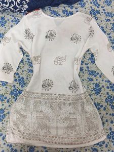 Elephant Print Tunic Top