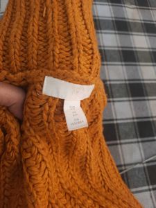 ❗️Highneck Crop Knitted Sweater