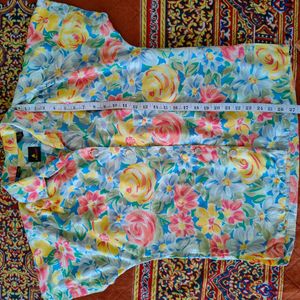 Floral Oversized Shirt