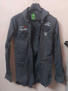 Stylish Gray Men's Shirt