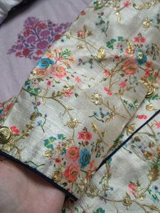 Floral embroidered dress