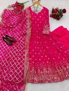 New Standard Beautiful Pakistani Gown Dress import