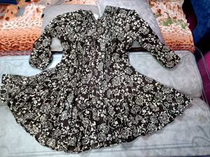 Floral Print Tunic Top