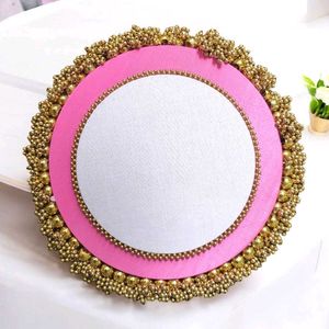 Born Baby Girl Foot & Hand Print Plate