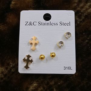 Pretty Earrings Set Of 3