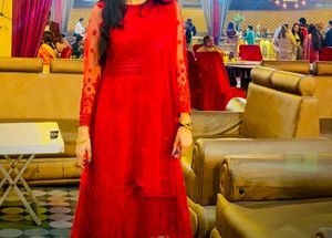 Party Wear Gown With Dupatta