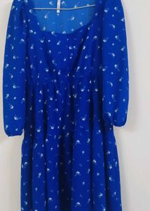 Blue Floral Dress
