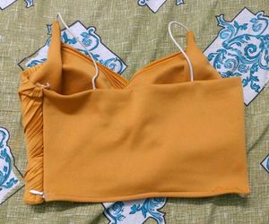 Golden Bralette Top🧡