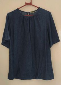 Blue Denim Style Top