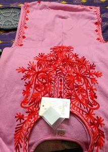 Woollen Aarik Work Kurta
