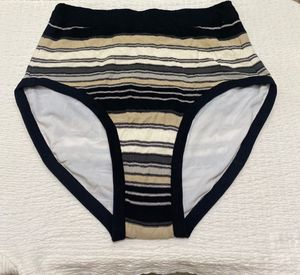 Striped High-Waisted Briefs 24 To 28