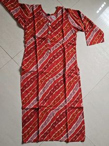 Bandhej Print Beautiful Kurti For Women