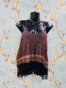 Forever 21 Fringe Top