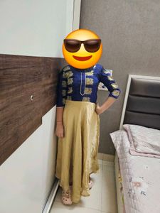 Partywear One piece dress for girls