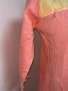 Elegant Pink Cotton Kurta