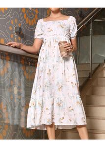 Floral Print Midi Dress